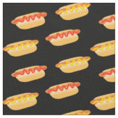 Leuke Hot Dogs Polka Dots Stof (Close Up)