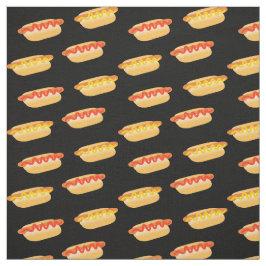 Leuke Hot Dogs Polka Dots Stof