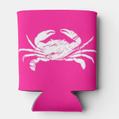 Leuke Hot Pink Crab Custom Beach Koelbox Blikjeskoeler (Achterkant)