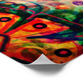 Leuke houding en inspanning Quote Inspirivity Poster (Hoek)