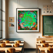 Leuke houding en inspanning Quote Inspirivity Poster