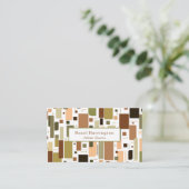 Leuke HQ Code Retro Visitekaartje Mid Century Mode (Staand voorkant)