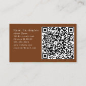 Leuke HQ Code Retro Visitekaartje Mid Century Mode (Achterkant)