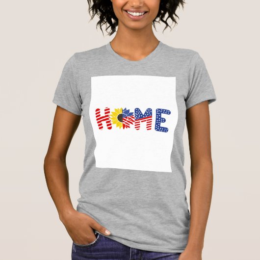 Leuke huis ontwerp t-shirt (Voorkant)