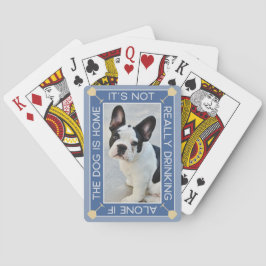 Leuke huisdier foto | Drinken met de hond Pokerkaarten