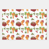 Leuke Huisdieren, kitten en kabouters Wrapping Pap Inpakpapier Vel (Voorkant 3)