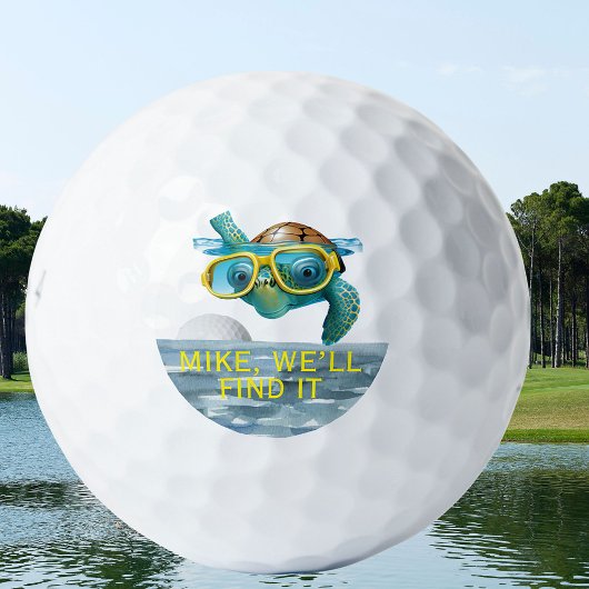 Leuke hulp met waterbal voornaam golfballen