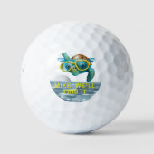 Leuke hulp met waterbal voornaam golfballen (Voorkant)