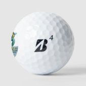 Leuke hulp met waterbal voornaam golfballen (Logo)