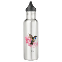 Leuke Hummingbird Floral Waterverf gepersonaliseer