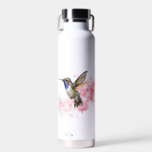 Leuke Hummingbird Floral Waterverf gepersonaliseer