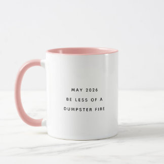 Leuke humor citaten Dumpster Fire Grappige koffie Mok