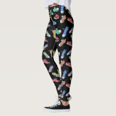 Leuke Humor Comic Cartoon Runners hardloopschoenen Leggings (Links)