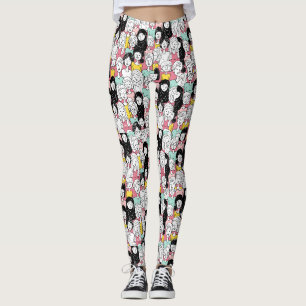Leuke Humor Comic Cartoon Vrouwen Dames Vrouw Kuns Leggings