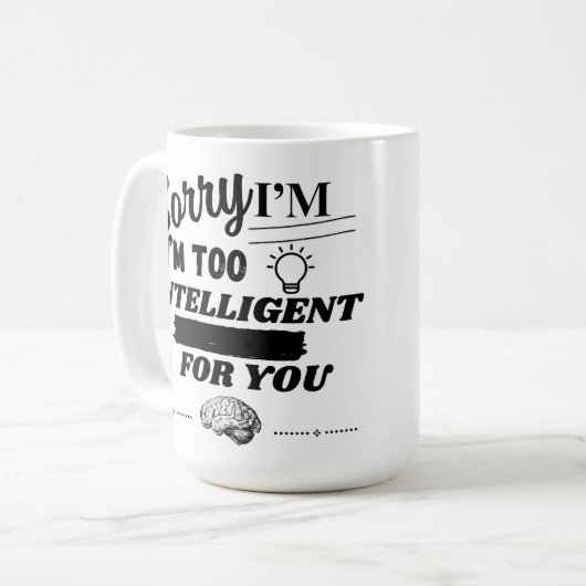 Leuke Humor Quote Funny Coffee Mok (Voorkant links)