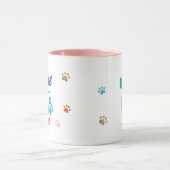 Leuke humoristische beste kat mam ooit gepersonali mok (Midden)