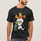 Leuke Husky Hond Cinco de Mayo 5 mei Feest T-shirt (Voorkant)