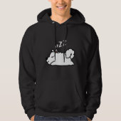 Leuke Husky Hond Puppy Slapen Hoodie (Voorkant)