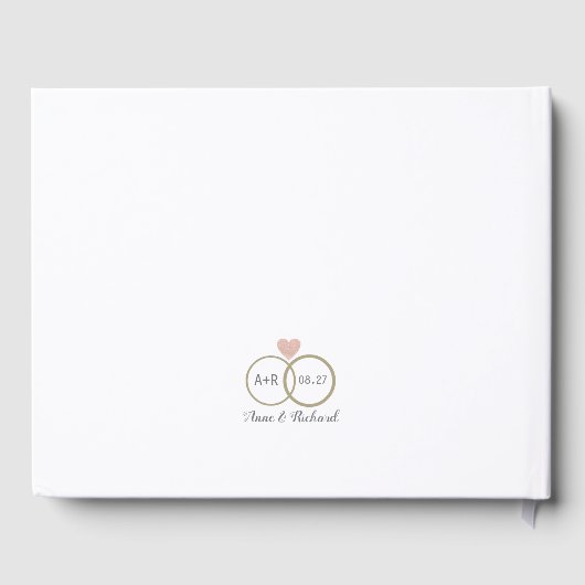 leuke huwelijksberichten gastenboek (Achterkant)