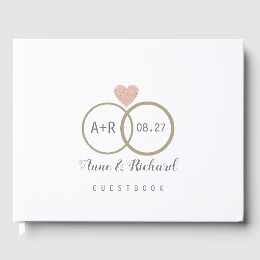 leuke huwelijksberichten gastenboek (Voorkant)