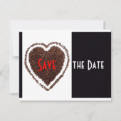 Leuke huwelijksuitnodiging bewaar de datum bruid e kaart (Voorkant)