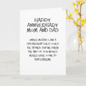 Leuke huwelijksverjaardag voor papa en mama kaart (Gele Bloem)