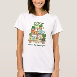 Leuke Ierse prullaria standaard Aangepaste St. Pat T-shirt