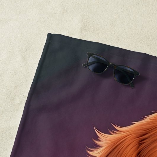 Leuke Ierse setter hond Strandlaken (In situ)