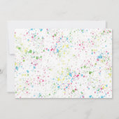 Leuke ijsjes Pop op Over Verjaardagsuitnodiging Kaart (Achterkant)