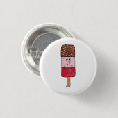 Leuke ijslolly-thema ronde button 3,2 cm (Voorkant /achterkant)