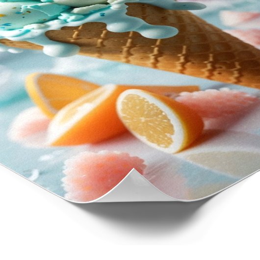 Leuke ijsvis poster (Hoek)