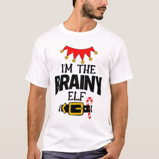 Leuke Ik Ben De Slimme Elf Kostuums Kerst Familie  T-shirt
