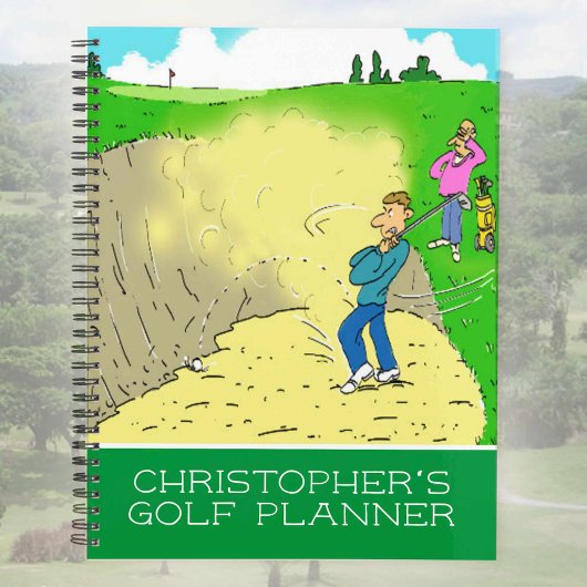 Leuke illustratie van golfers spelen golf. Golfen Planner