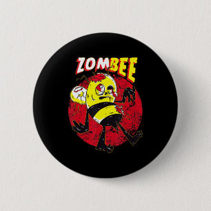 Leuke Imker Zombie Honingbij Zombee Imker’s Ronde Button 5,7 Cm