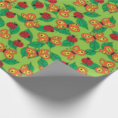 Leuke insecten, Vlinders en Lieveheersbeestjes Cadeaupapier (Hoek)