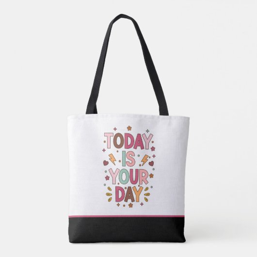 Leuke Inspiratie 11 oz Tote Bag (Achterkant)