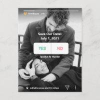 Leuke Instagram Ja Nee Foto Opslaan van de Datum K