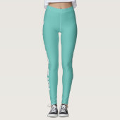 leuke ISLAND GIRL-typografie | Leggings (Voorkant)