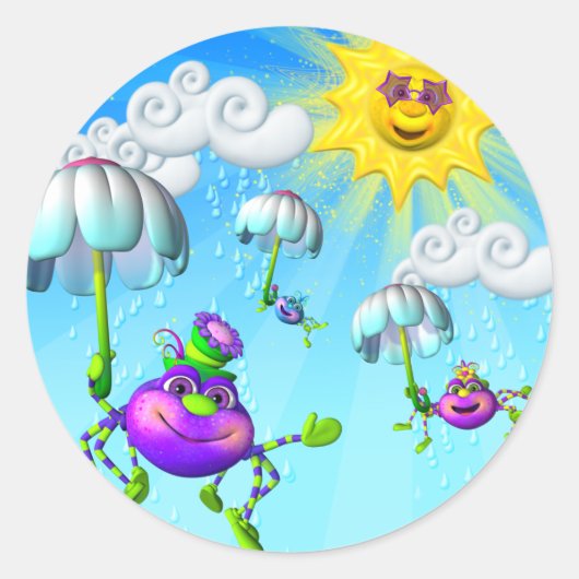 Leuke Itsy Bitsy Spider Stickers (Voorkant)