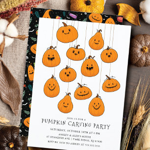 Leuke Jack O'lantaarn Pompoen Carving Halloween Kaart