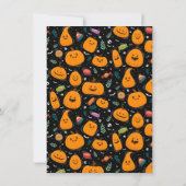 Leuke Jack O'lantaarn Pompoen Carving Halloween Kaart (Achterkant)