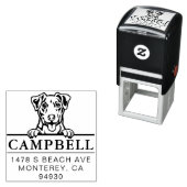 Leuke Jack Russel Custom Dog Adres Stempel (In situ)