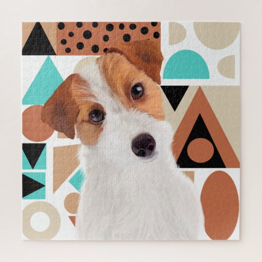 Leuke Jack Russell Terrier Hond Legpuzzel (Verticaal)