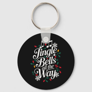 Leuke Jingle Bells helemaal feestelijk kerstfeest Sleutelhanger
