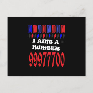 Leuke Joker ontwerpwoorden en donkere kleuren Briefkaart