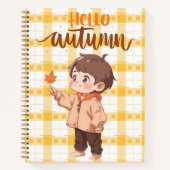 Leuke jongen 🥨🍁 notitieboek (Voorkant)