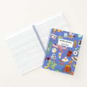 Leuke Jongen Reizen Tijdschrift Aangepaste Tekst Notitieboek (Binnen)