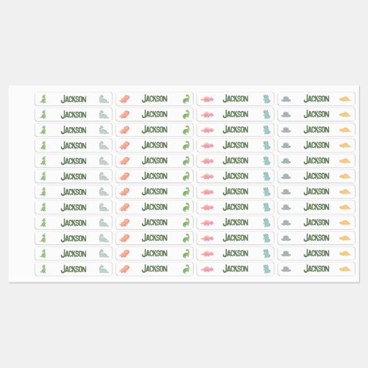 Leuke Jongens Dinosaurus Kleding Labels Terug naar (Vel)