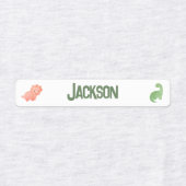 Leuke Jongens Dinosaurus Kleding Labels Terug naar (Design 2)
