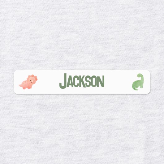 Leuke Jongens Dinosaurus Kleding Labels Terug naar (Design 2)